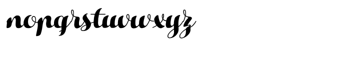 Hello Script Regular Font LOWERCASE