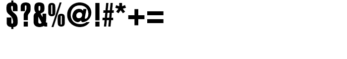 Helvetica Extra Compressed Font OTHER CHARS
