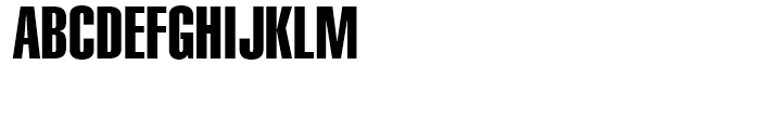 Helvetica Extra Compressed Font UPPERCASE