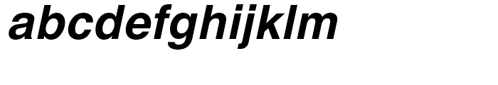 Helvetica Hebrew Bold Italic Font LOWERCASE