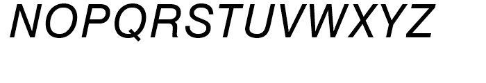 Helvetica LT Oblique Font UPPERCASE