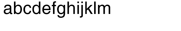 Helvetica Roman Font LOWERCASE