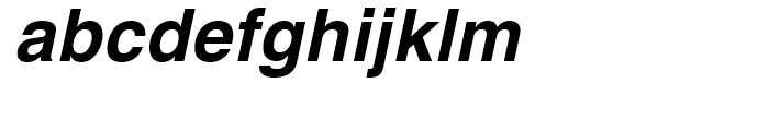 Helvetica Thai Bold Italic Font LOWERCASE