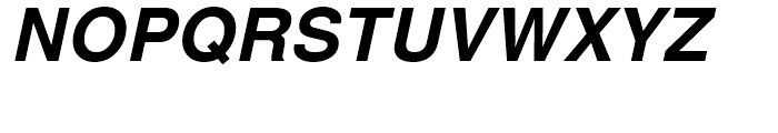 Helvetica World Bold Italic Font UPPERCASE