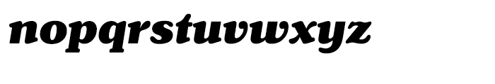 Henriette Black Italic Font LOWERCASE