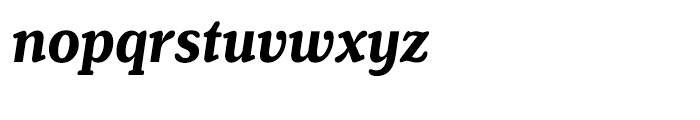 Henriette Condensed Bold Italic Font LOWERCASE
