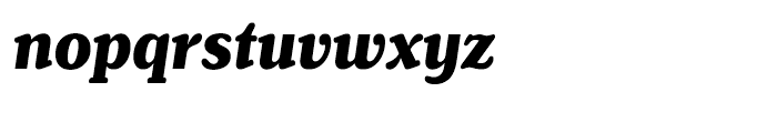 Henriette Condensed Heavy Italic Font LOWERCASE