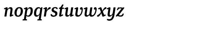 Henriette Condensed Medium Italic Font LOWERCASE
