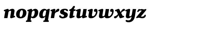 Henriette Heavy Italic Font LOWERCASE