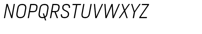 Heron Sans Light Italic Font UPPERCASE