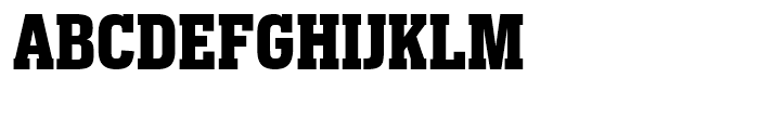 Heron Serif Condensed Bold Font UPPERCASE