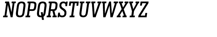 Heron Serif Condensed Italic Font UPPERCASE