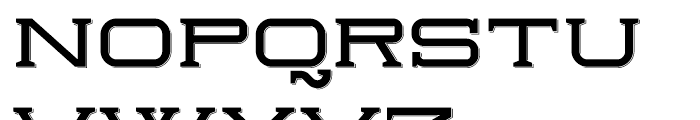 Herradura Solid Shadowed Font UPPERCASE