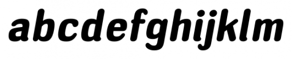 Headlight Heavy Italic Font LOWERCASE