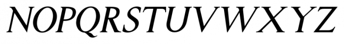 Headstone Roman JNL Oblique Font UPPERCASE