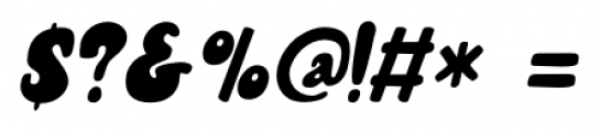 Hedgehog Hans Italic Font OTHER CHARS