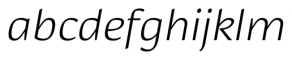 Hedon Light Italic Font LOWERCASE