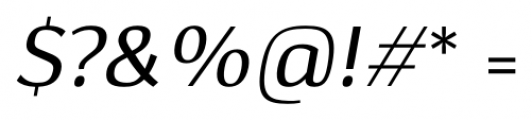 Hedon Regular Italic Font OTHER CHARS