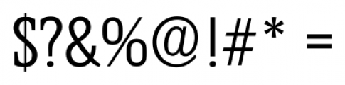 Helium Serial Regular Font OTHER CHARS