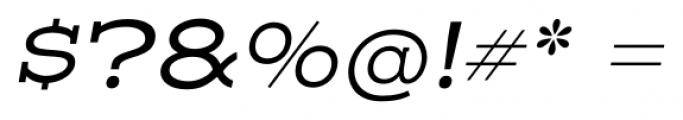 Henderson Slab Basic Italic Font OTHER CHARS