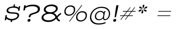 Henderson Slab Basic Light Italic Font OTHER CHARS