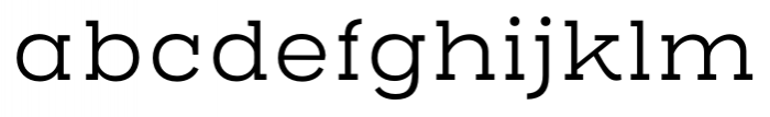 Henderson Slab Basic Light Font LOWERCASE