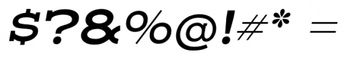Henderson Slab Basic Semi Bold Italic Font OTHER CHARS
