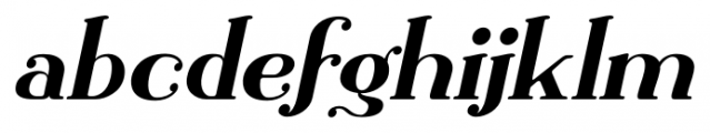 Henrician Italic Font LOWERCASE