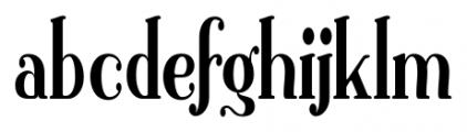 Henrician Narrow Font LOWERCASE