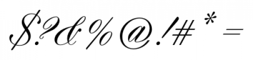 Henrietta Script Regular Font OTHER CHARS