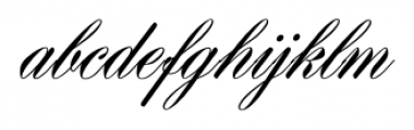 Henrietta Script Regular Font LOWERCASE