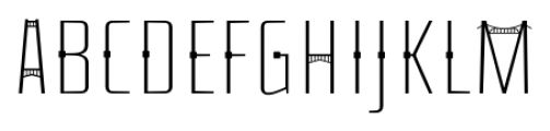 Herclio Light DC Font UPPERCASE