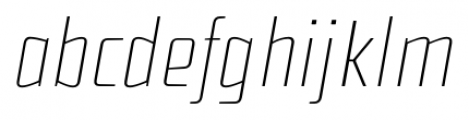 Herclio Light Italic Font LOWERCASE