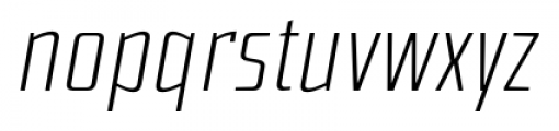 Herclio Normal Italic Font LOWERCASE