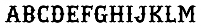 Hessian Regular Font UPPERCASE