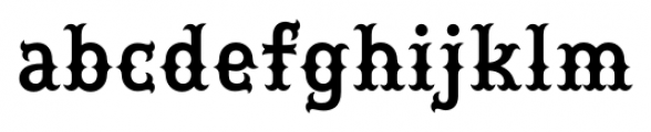 Hessian Regular Font LOWERCASE