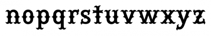 Hessian Regular Font LOWERCASE