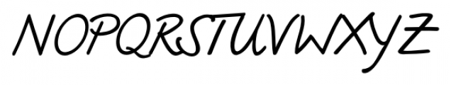 henny Regular Font UPPERCASE