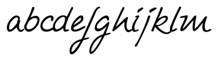 henny Regular Font LOWERCASE