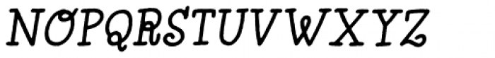 Head Strung Italic Font UPPERCASE