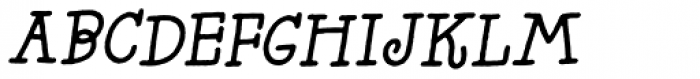 Head Strung Italic Font LOWERCASE