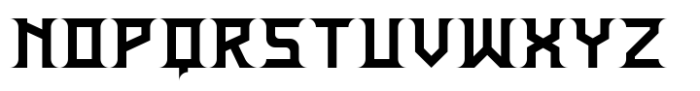 Headbelt Font UPPERCASE