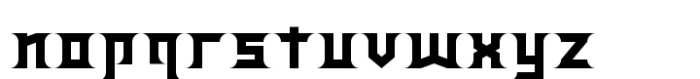 Headbelt Font LOWERCASE