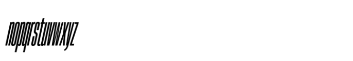 Heading Now 05 Medium Italic Font LOWERCASE