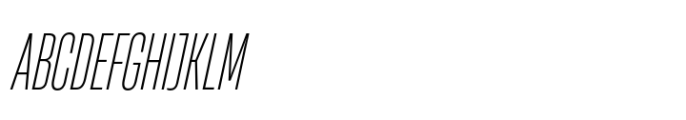 Heading Now 22 Light Italic Font