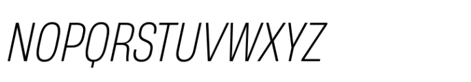 Heading Now 52 Light Italic Font UPPERCASE