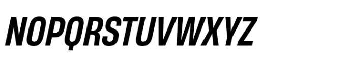 Heading Now 55 Medium Italic Font UPPERCASE
