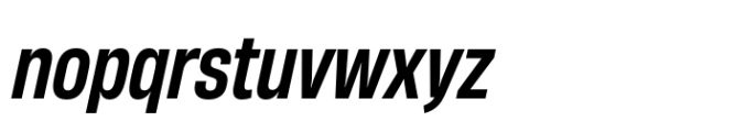 Heading Now 55 Medium Italic Font LOWERCASE