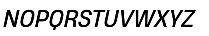 Heading Now 64 Regular Italic Font UPPERCASE