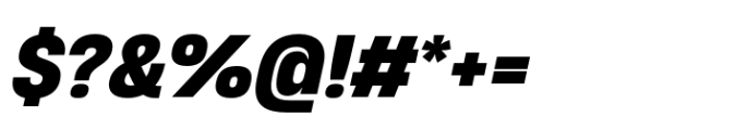 Heading Now 66 Bold Italic Font OTHER CHARS